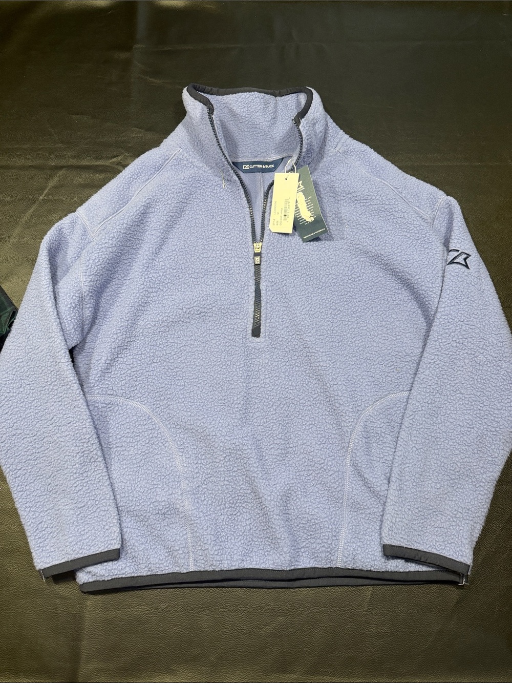 Cutter & Buck Women's Lavender Half-Zip fleece Pullover
